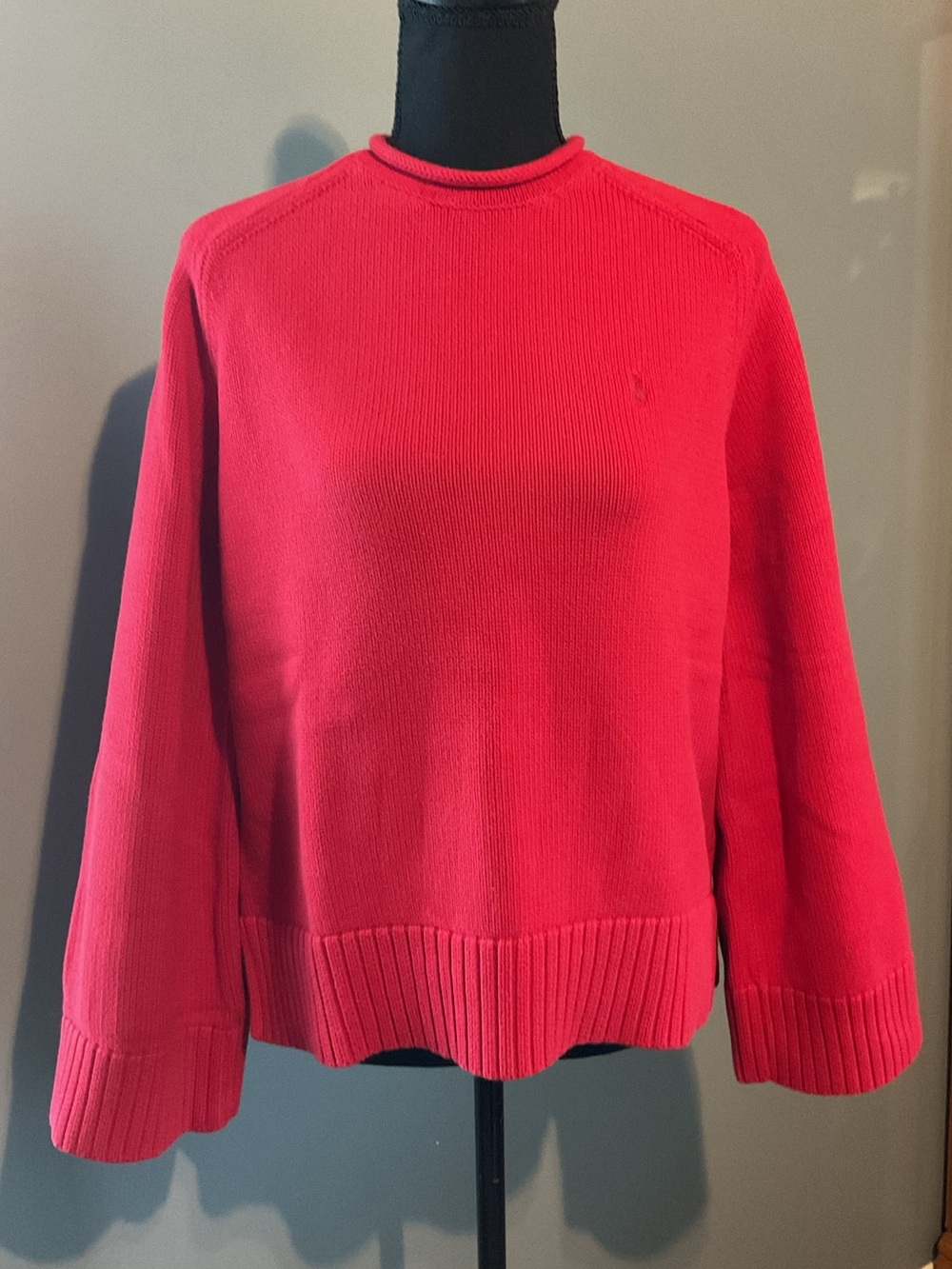 Ralph Lauren Red Crewneck Sweater